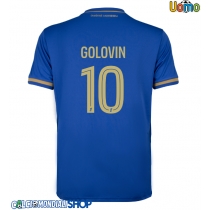 Maglie da calcio AS Monaco Aleksandr Golovin #10 Seconda Maglia 2025-26 Manica Corta